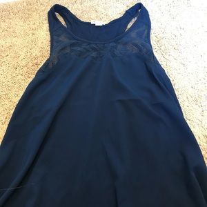 Converse navy racer back tank